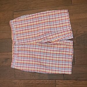 ProTour men's plaid seersucker shorts size 36
